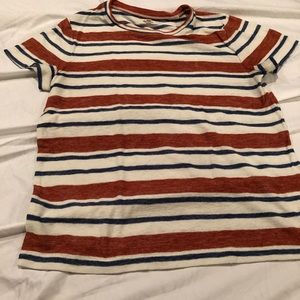 Striped linen t-shirt